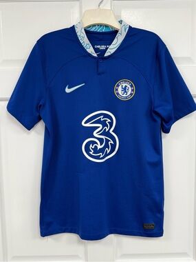 Chelsea FC Soccer Jersey Shirt Adult S Nike Havertz 29 Blue Football Futball
